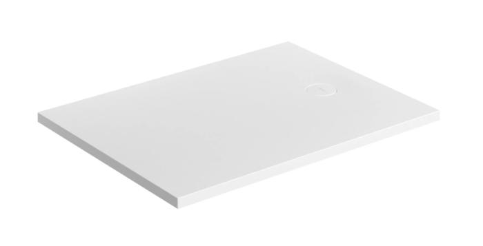 Omnires AQUAROCK M+ Brodzik kompozytowy 90x100 cm biały mat AQUAROCK90-100BM