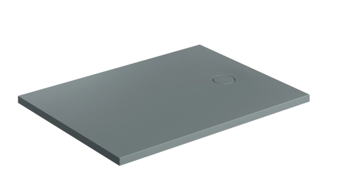 Omnires AQUAROCK M+ Brodzik kompozytowy 80x140 cm ash grey mat AQUAROCK80-140AG