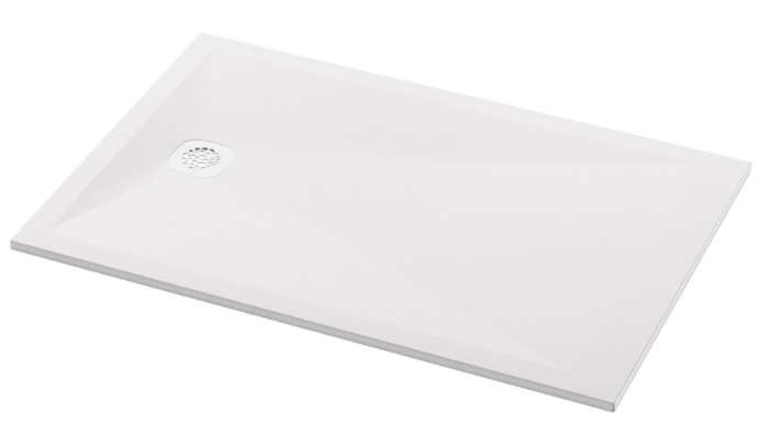 Ronal - Sanswiss AIR Brodzik prostokątny 1700 x 700 mm biały mat, odpływ na krótszym boku W37AS17007009