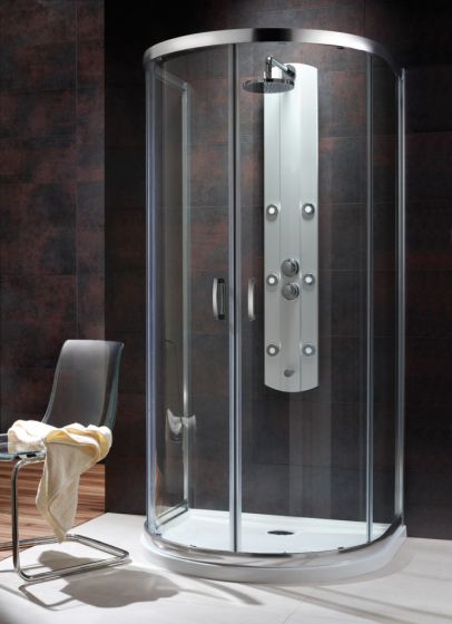 Radaway Premium Plus P Kabina półokrągła 100x90 cm szkło brązowe 33300-01-08N