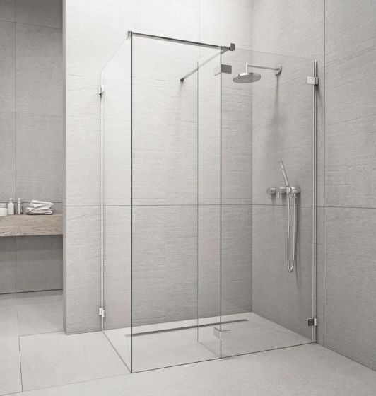 Radaway Euphoria Kabina walk-in III 140x80x30 cm chrom  383136-01-01/383120-01-01/383160-01-01
