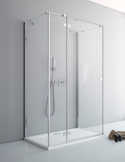Radaway Fuenta KDJ+S Kabina prysznicowa 90x90 cm drzwi lewe chrom 1384020-01-01L/1384050-01-01/1384050-01-01