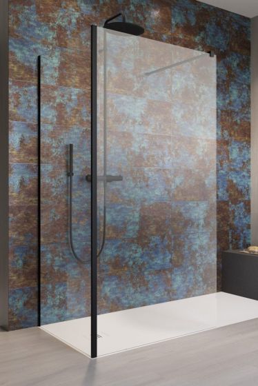 Radaway Modo New IV Kabina prysznicowa 140x100 cm (front+ścianka) czarna 389644-54-01+389104-54-01