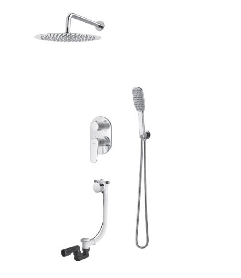 Vedo Otto system wannowy z deszczownią 30 cm VBO8232/30/CH