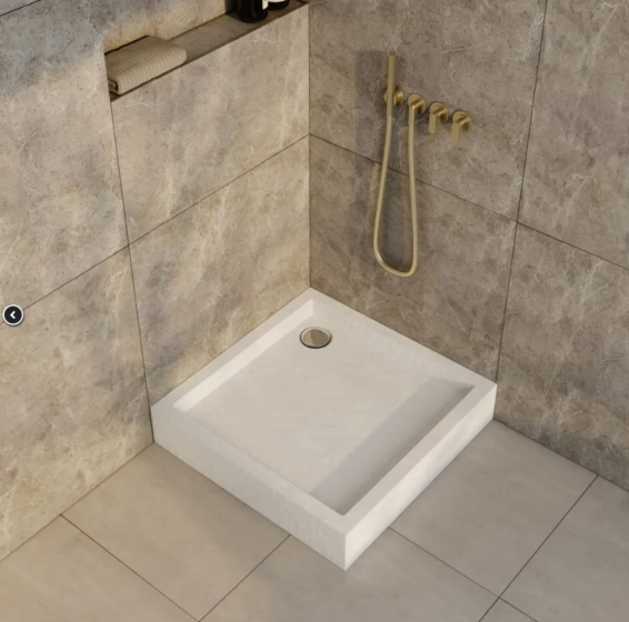 Schedline Schedpol Favory brodzik 90x90 kwadratowy biały 3ST.F1K-9090/B/ST