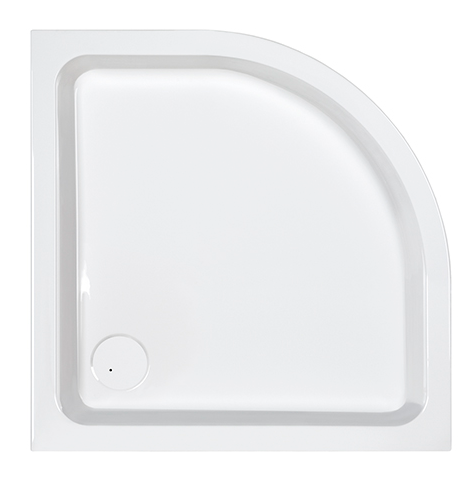 Sanplast Free Line Brodzik półokrągły ze stelażem 80x80 cm 5 cm biały 615-040-1420-01-000