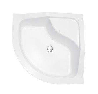 Besco Oliver II Brodzik półokrągły 90x90x21 cm  #BAO-90-II