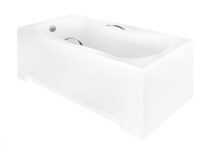 Besco Aria Plus Wanna prostokątna 140x70 cm z uchwytem #WAA-140-PU