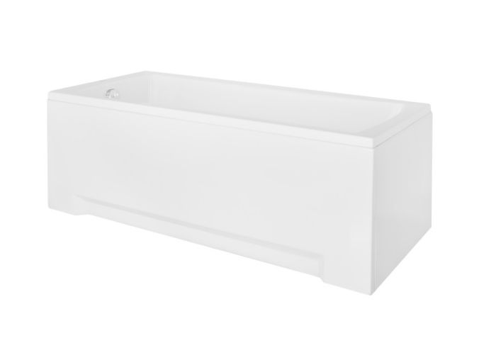 Besco Optima Premium Wanna prostokątna 170x70 cm z zagłówkiem i uchwytem  #WAO-170-PKP