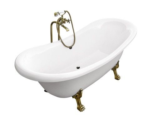 Besco Amelia Wanna wolnostojąca 190x77 cm łapy białe #WKA-190WO+B