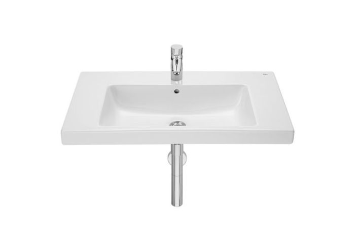 Roca Gap Umywalka prostokątna 80x46 cm z/o biała Supraglaze A3270M0S00