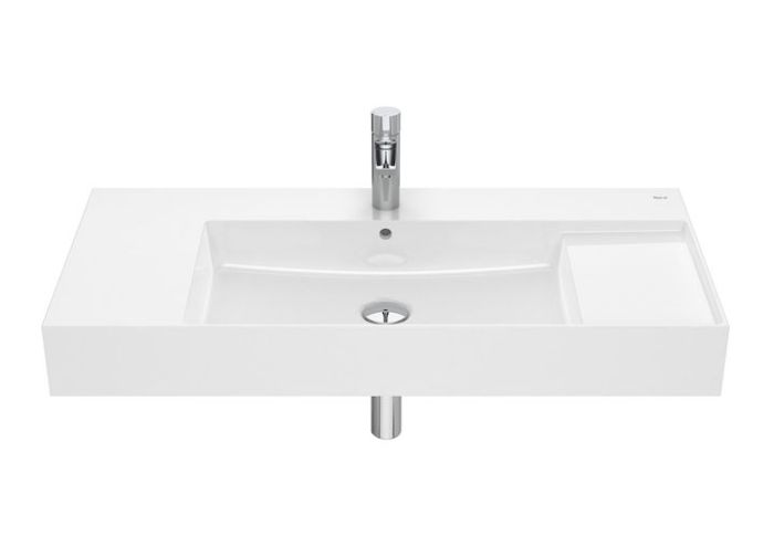 Roca Inspira Umywalka ścienna 100x49 cm FINECERAMIC biała Supraglaze A32752AS00