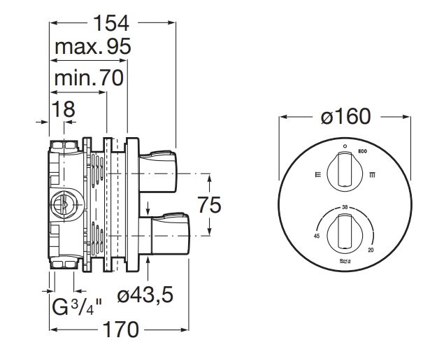 A5A0D09RG0 rysunek techniczny