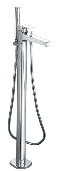 Roca Escuadra bateria wannowo-prysznicowa podłogowa chrom A5A2720C0N A5A2720C0N