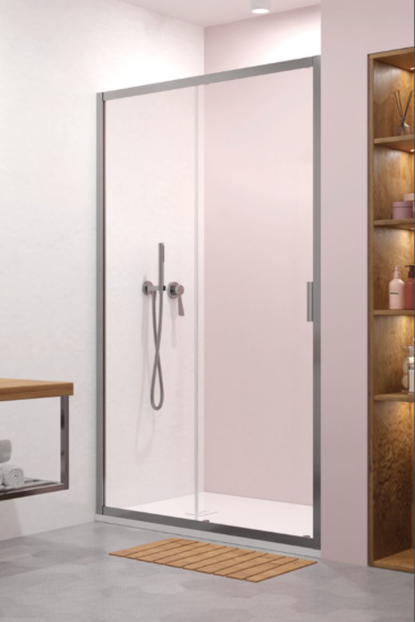 Radaway Alienta DWJ Drzwi do wnęki 120 cm (118,5-121,5 cm) profil chrom 10260120-01-01