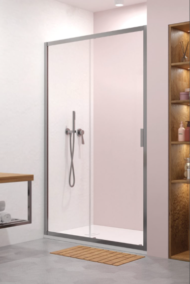 Radaway Alienta DWJ Drzwi do wnęki 130 cm (128,5-131,5 cm) profil chrom 10260130-01-01