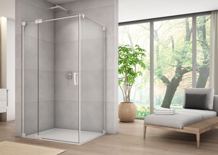 Ronal - Sanswiss Cadura Kabina prysznicowa drzwi lewe 80x75 cm biały mat CA13G0800907+CAT10750907