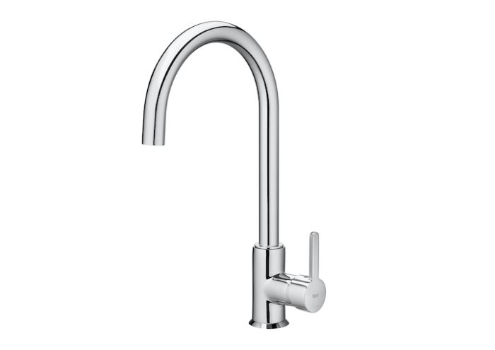 Roca Carelia bateria kuchenna sztorcowa wysoka chrom A5A848AC0K A5A848AC0K