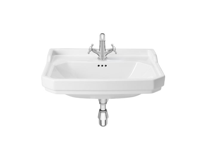 Roca Carmen umywalka 65x48 cm biała z otworem na baterie Supraglaze A3270A1S00