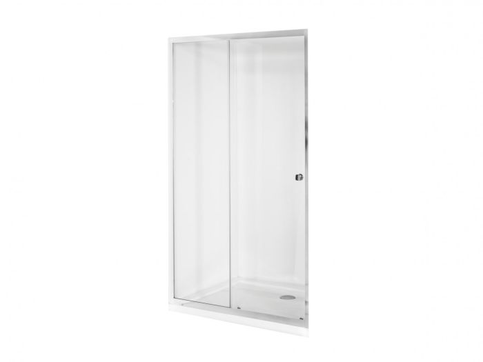 Besco Duo Slide Drzwi prysznicowe przesuwne 140 cm chrom DDS-140