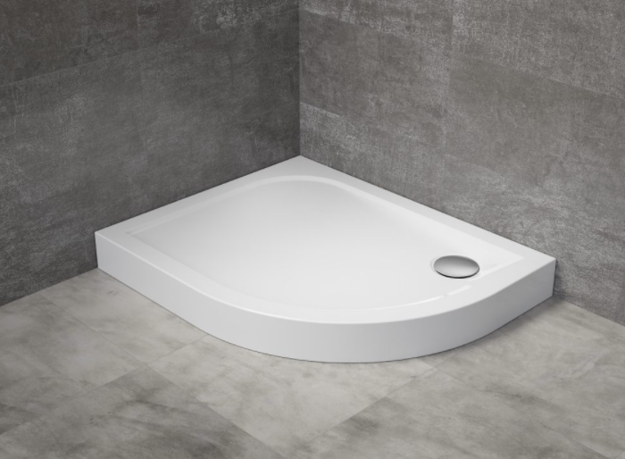 Radaway Delos E Compact Brodzik asymetryczny z obudową 100x90 cm lewy SDE1090-05L