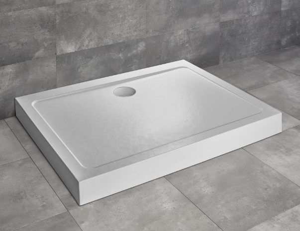 Radaway Doros D Compact Stone Brodzik prostokątny 100x90x11,5 cm biały SDRD1090-05-04S