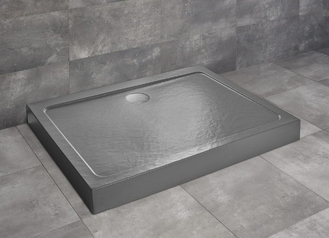 Radaway Doros D Compact Stone Brodzik prostokątny 100x80x11,5 cm antracytowy SDRD1080-05-64S