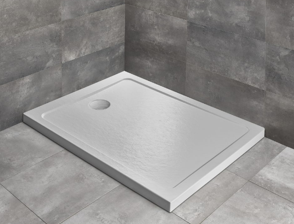 Radaway Doros F Stone Brodzik prostokątny 120x80x5,5 cm biały SDRF1280-01-04S