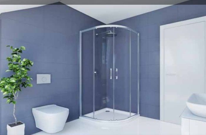Huppe Ena 2.0 Kabina półokrągła 90x90 cm R.55 profil srebrny połysk 140604069322