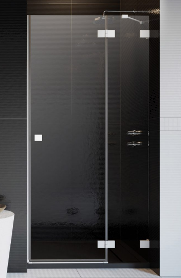 Radaway Essenza Pro White DWJ Drzwi do wnęki prawe 130 cm (129,2-130,8cm) profil biały 10099130-04-01R