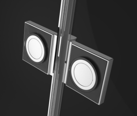 Zawias zlicowany z taflą szkła ułatwiający czyszczenie.