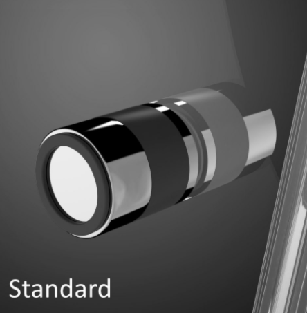 Standardowy uchwyt w kolorze czarnym.