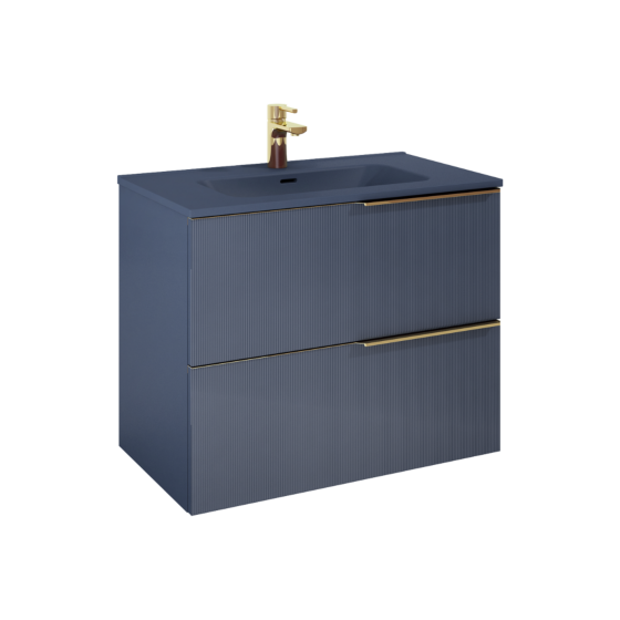 Elita Soho Szafka 80 cm 2 szuflady navy blue mat PDW RE010804047030
