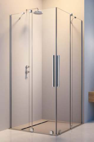 Radaway Furo KDD Kabina narożna 100Lx100R cm profil chrom 10105100-01-01L+10105100-01-01R