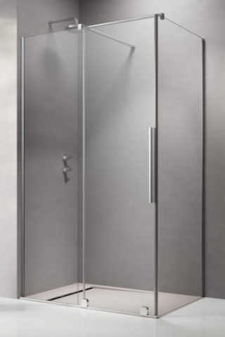 Radaway Furo Kdj Kabina kwadratowa front lewy 100x100 cm profil chrom 10104522-01-01L+10110480-01-01+10113100-01-01