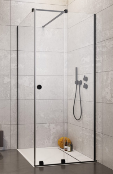 Radaway Furo KDJ RH Kabina przesuwna front prawy 100x90 cm profil czarny 10104492-54-01RU+10110510-01-01+10113090-01-01