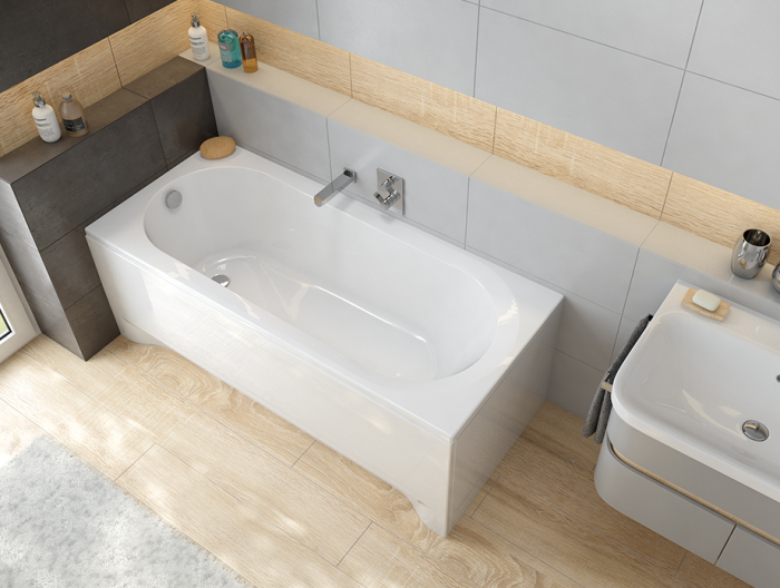 Sanplast Idea-Wp Wanna prostokątna 170x70 cm+stelaż biała 610-180-0370-01-000
