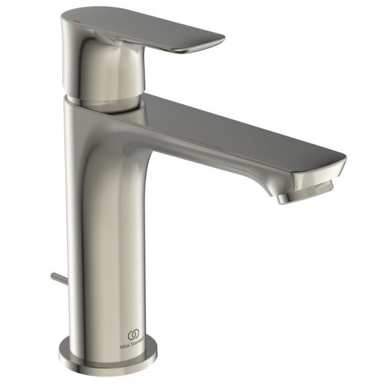 Ideal Standard Connect Air Bateria umywalkowa stojąca GRANDE - metalowy korek, srebro szczotkowane połysk A7012GN