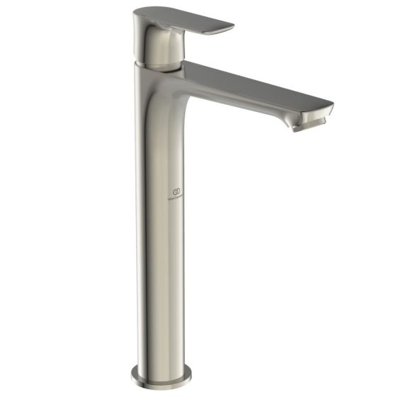 Ideal Standard Connect Air Bateria umywalkowa wysoka bez korka, srebro szczotkowane połysk A7027GN