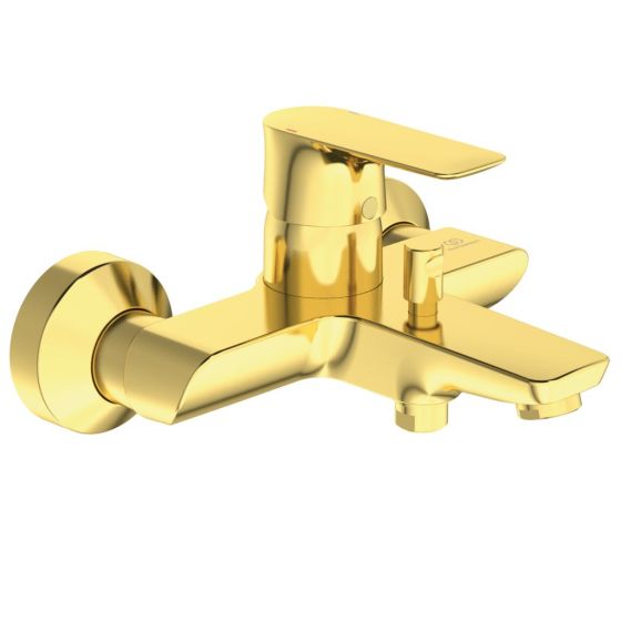 Ideal Standard Connect Air Bateria wannowa ścienna złoto szczotkowane połysk A7033A2