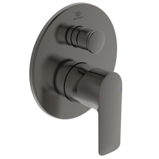 Ideal Standard Connect Air Bateria wannowa podtynkowa szary magnetyczny połysk A7035A5