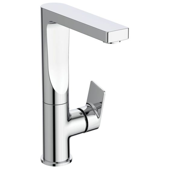 Ideal Standard Edge Bateria umywalkowa stojąca podwyższona - metalowy korek automatyczny A7110AA