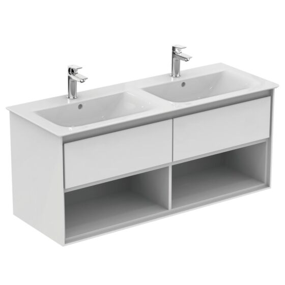 Ideal Standard Connect Air Szafka pod umywalkę 120 cm biały lakier/jasnoszary mat E0829KN