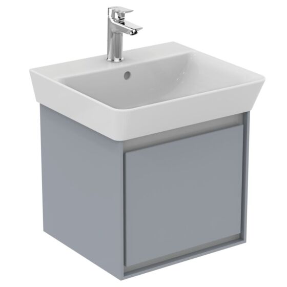 Ideal Standard Connect Air Szafka pod umywalkę Cube 43 cm jasnoszary lakier E0842EQ