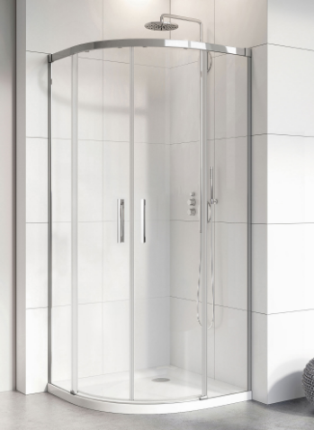 Radaway Idea PDD Kabina asymetryczna 120Lx90R cm profil chrom 387139-01-01+387159-01-01