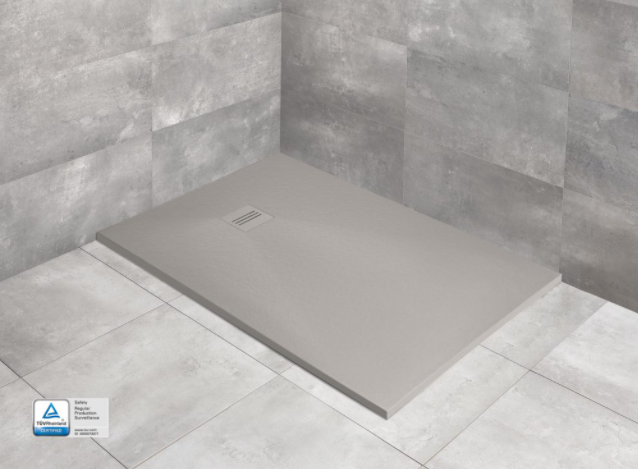 Radaway Kyntos F Brodzik prostokątny 150x80 cm Cemento HKF15080-74