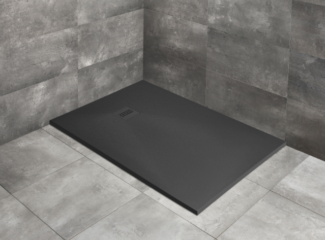 Radaway Kyntos F Brodzik prostokątny 110x90 cm antracytowy HKF11090-64