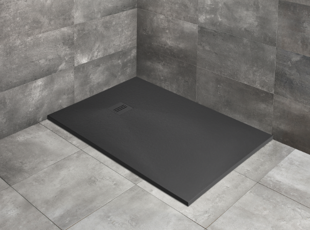 Radaway Kyntos F Brodzik prostokątny 150x80 cm antracytowy HKF15080-64