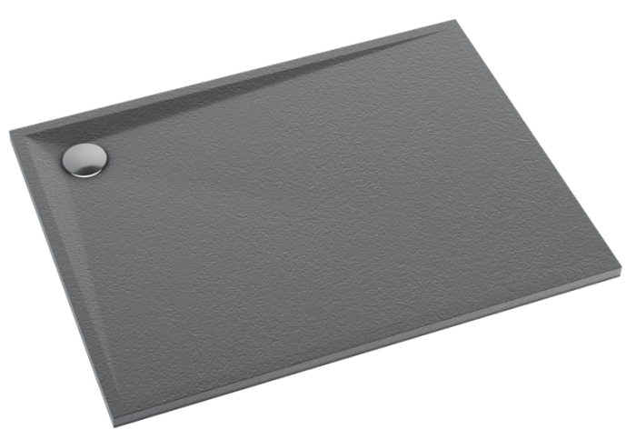 Schedline Libra ANTHRACITE STONE Brodzik prostokątny 90x120 cm wys. 3 cm antracyt 3SP.L2P-90120