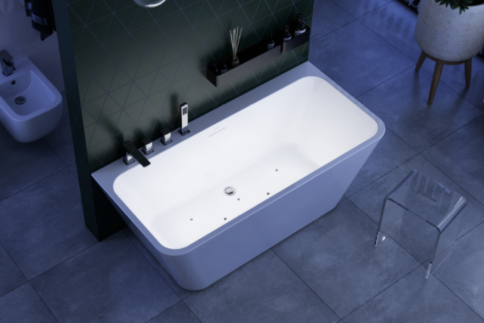 Excellent Lila 2.0 Inspire Air Wanna przyścienna z hydromasażem 170x73 cm WAEX.LIL2.INSPIREAIR170WHP